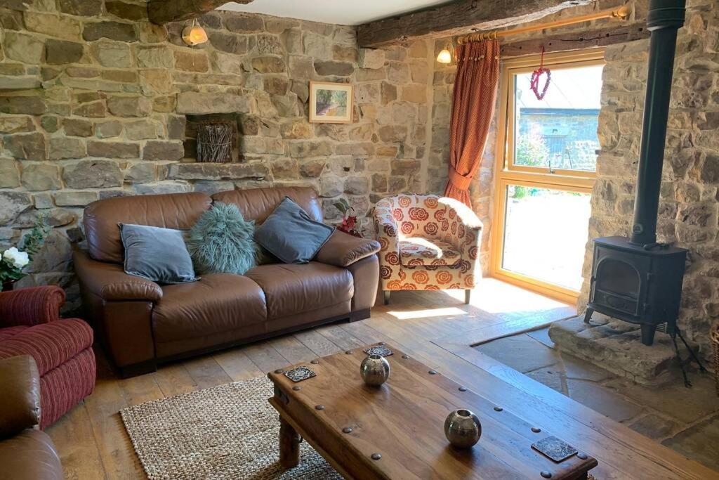 Vila Stunning Secluded Peak District Luxurious Barn Leek Exteriér fotografie