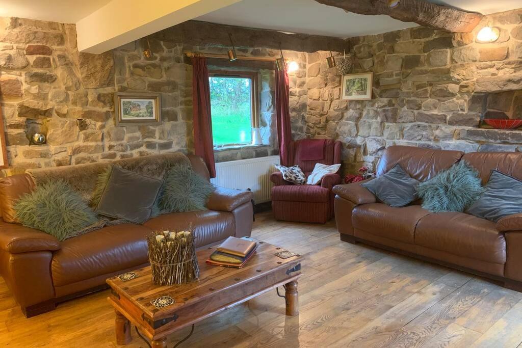 Vila Stunning Secluded Peak District Luxurious Barn Leek Exteriér fotografie